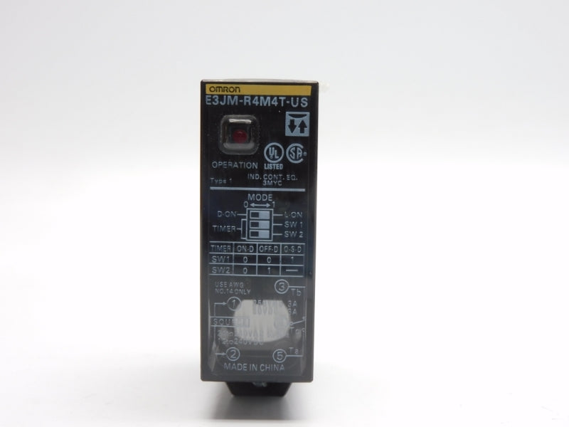 OMRON E3JM-R4M4T-US 250VAC 3A NSNP