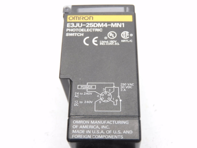 OMRON E3JU-25DM4-MN1 24-240VAC 12-240VDC 3A NSNP