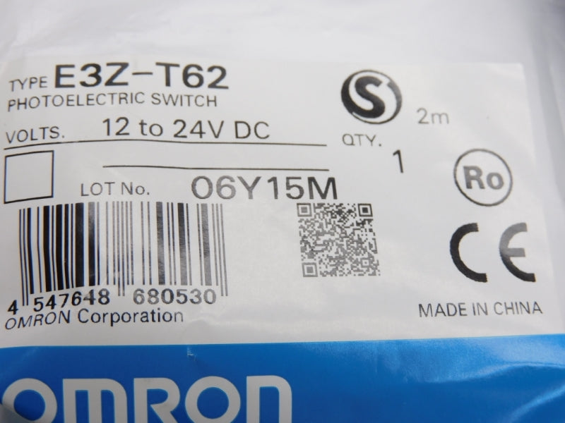 OMRON E3Z-T62 12-24VDC NSMP