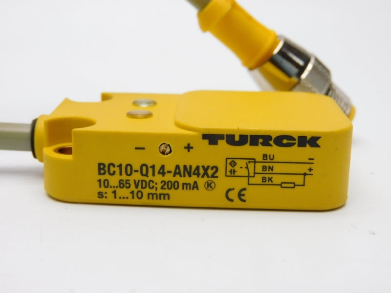 TURCK BC10-Q14-AN4X2-0.2M-RS4T M2530091 10-65VDC NSNP