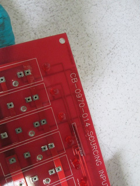 SCC SOURCING INPUT BOARD CB-0970-014 *USED*