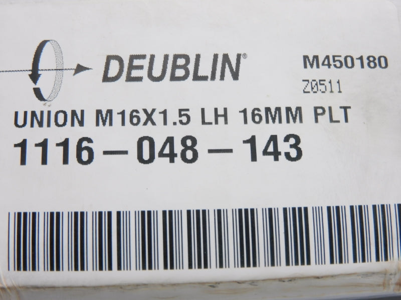 DEUBLIN 1116-048-143 M16X1.5LH 16MM PLT NSMP