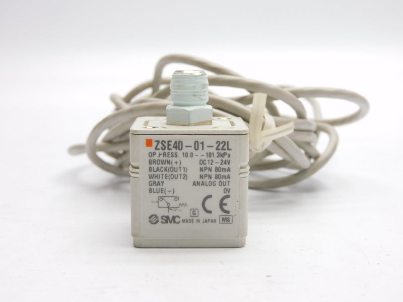 SMC ZSE40-01-22L 12-24VDC UNMP