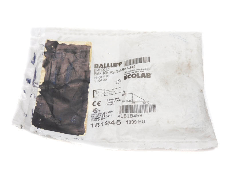 BALLUFF BMF10E-PS-D-2-SA1-S49 BMF001Z 10-30VDC NSMP
