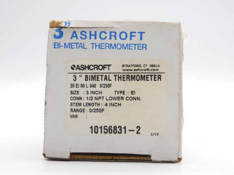 ASHCROFT 30EI60L040-0/250'F NSMP