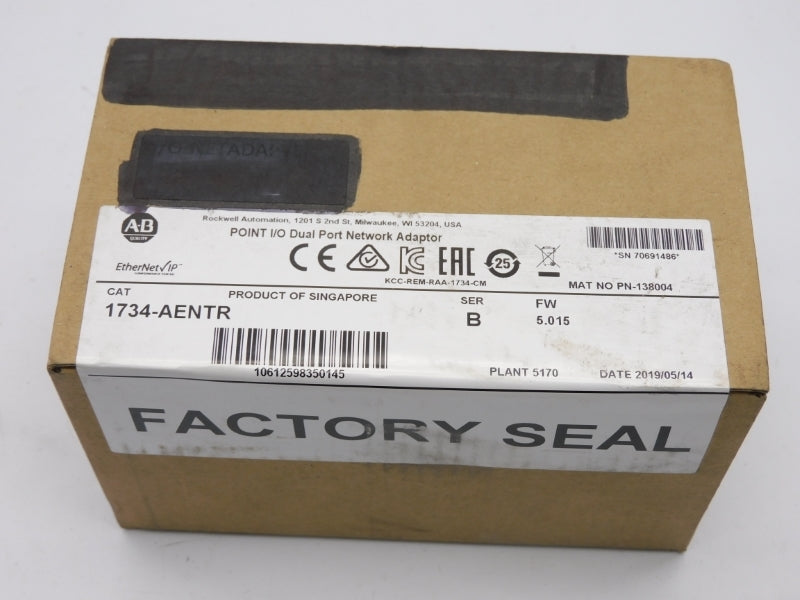 ALLEN BRADLEY 1734-AENTR SER. B F/W 5.015 DATE: 2019 NSFS