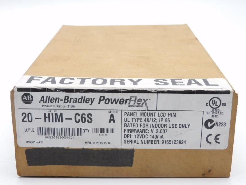 ALLEN BRADLEY 20-HIM-C6S SER. A F/W V2.007 12VDC NSFS