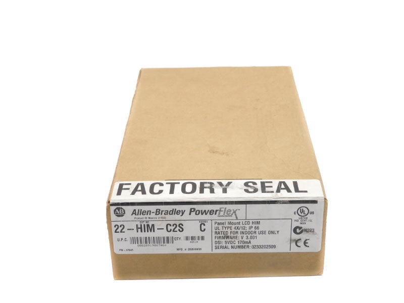ALLEN BRADLEY 22-HIM-C2S SER. C F/W 3.001 DATE: 2020 NSFS