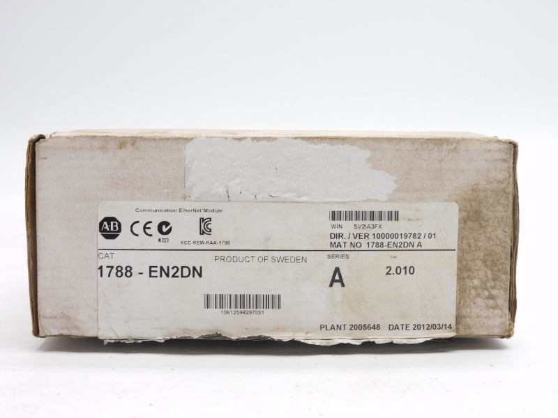 ALLEN BRADLEY 1788-EN2DN SER. A F/W 2.010 NSMP