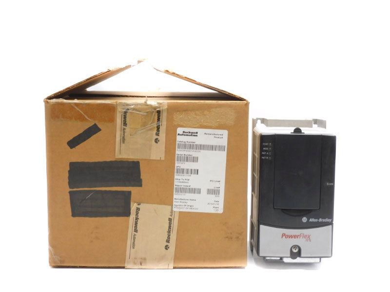 ALLEN BRADLEY 20AD3P4A0AYNNNC0 SER. A 432-528VAC 3.4A F/W 5.001 REMAN