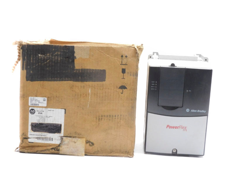 ALLEN BRADLEY 20AD011A0AYNANC0 SER. A F/W 5.001 480VAC 9.4A NSMP