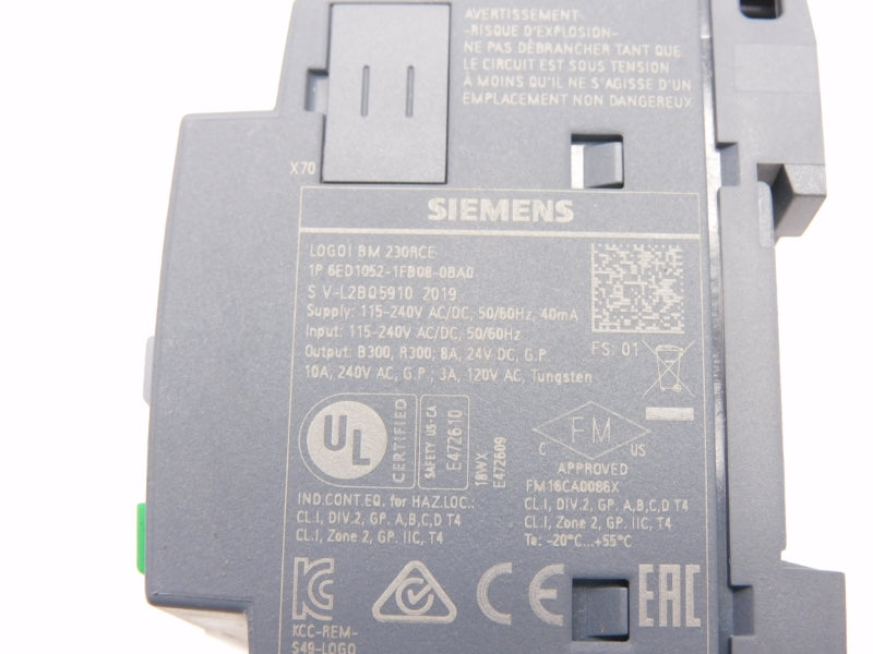 SIEMENS 6ED1052-1FB08-0BA0 115-240VAC/DC 8A NSMP