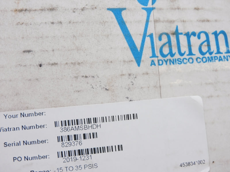 VIATRAN 386AMSBHDH 8-28VDC -15/+35PSI NSMP