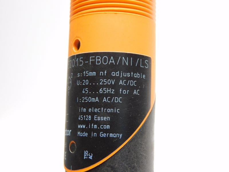 IFM EFECTOR KI3513 KIE2015-FBOA/NI/LS 20-250VAC/DC UNMP