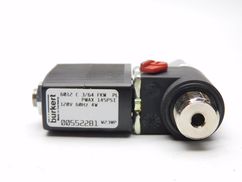 BURKERT 6012C-3/64-FKMPL 00552281 120V 145PSI NSNP