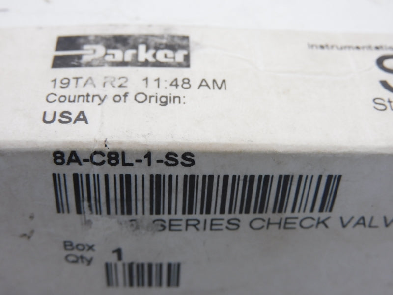 PARKER 8A-C8L-1-SS NSFS