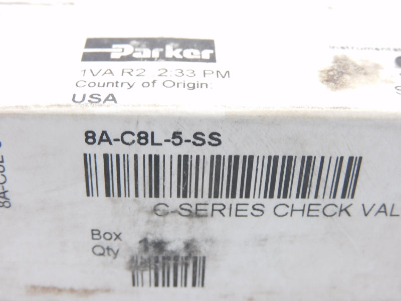 PARKER 8A-C8L-5-SS NSFS