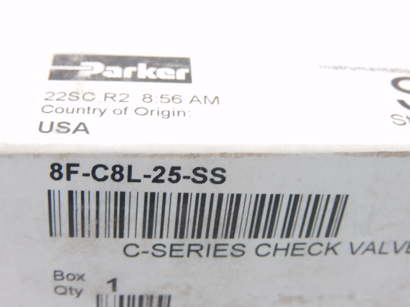 PARKER 8F-C8L-25-SS NSFS
