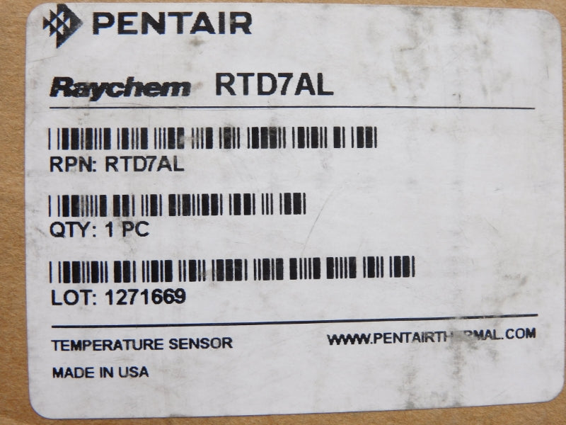PENTAIR RAYCHEM RTD7AL SER. 411146 10VDC NSMP