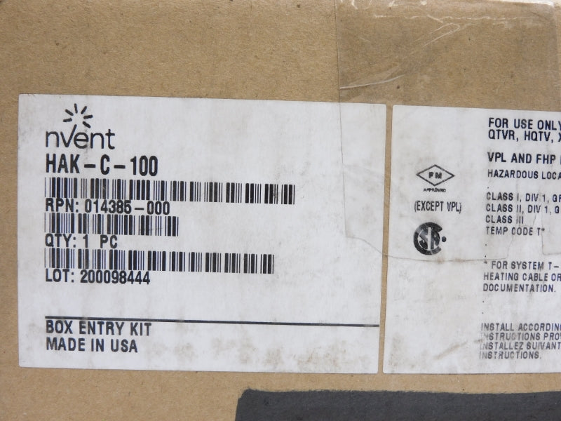 NVENT HAK-C-100 014385-000 (AS PICTURED) NSMP