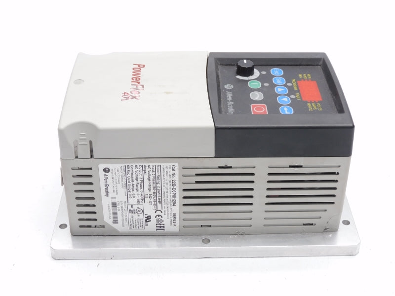 ALLEN BRADLEY 22B-D6P0H204 SER. A 342-528VAC 7.5A F/W 6.02 (AS PICTURED) NUPI