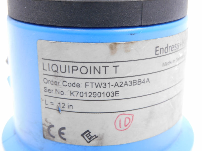 ENDRESS+HAUSER FTW31-A2A3BB4A 12" NSNP