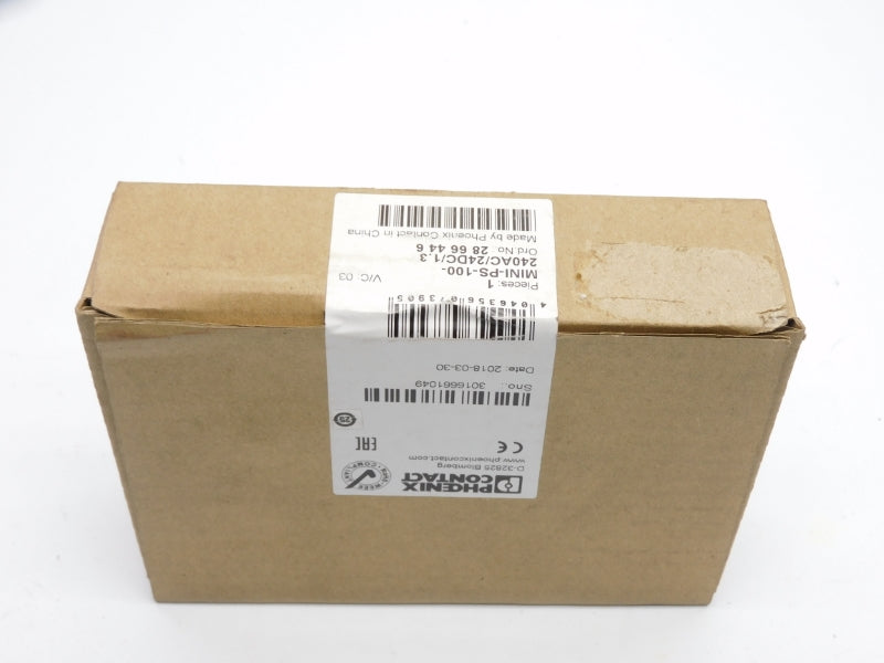 PHOENIX CONTACT MINI-PS-100-240AC/24DC/1.3 2866446 NSFS