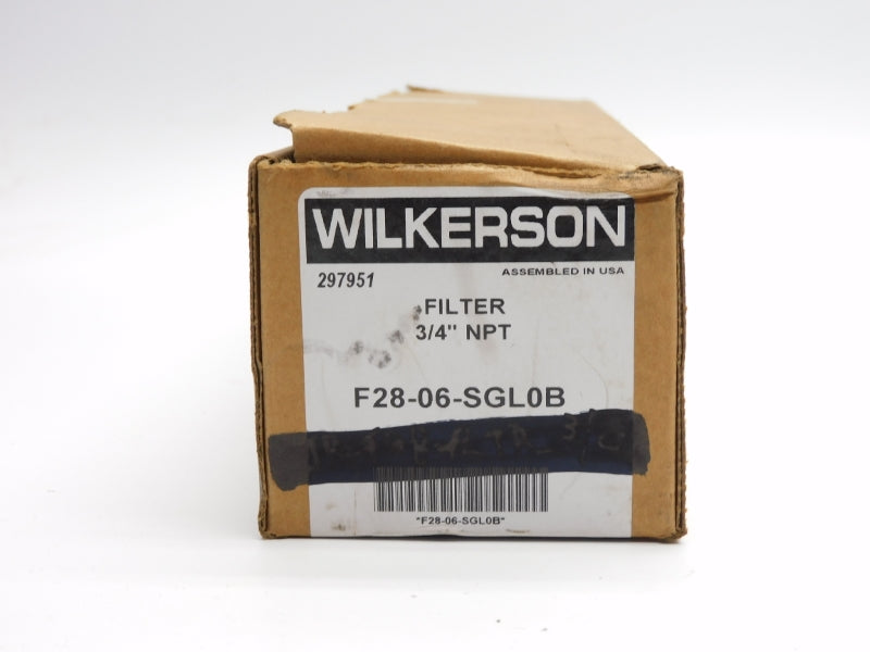 WILKERSON F28-06-SGL0B 3/4" NSMP