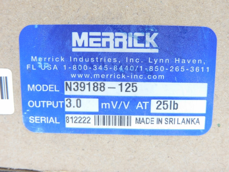 MERRICK INDUSTRIES N39188-125 3.0MV/V 25LB NSMP