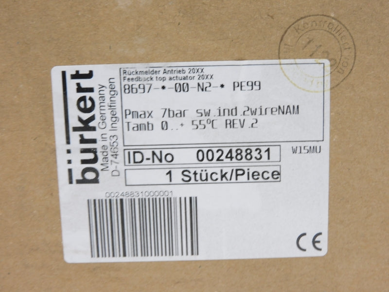 BURKERT 8697-*-00-N2-*PE99 00248831 NSMP