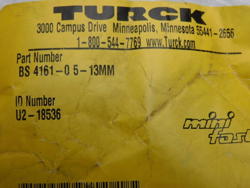 TURCK BS4161-05-13MM U2-18536 NSMP