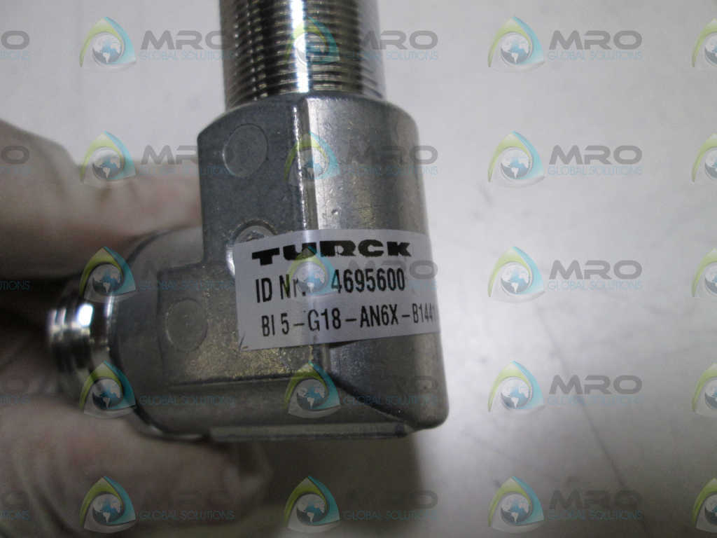 TURCK CONNECTOR BI 5-G18-AN6X-B1441 40MM *NEW NO BOX*
