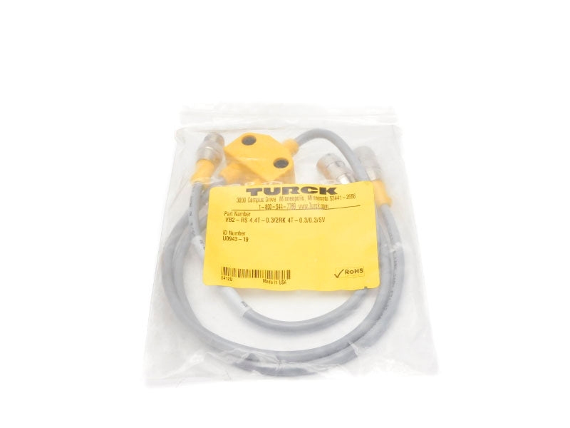 TURCK VB2-RS4.4T-0.3/2RK4T-0.3/0.3SV U0943-19 NSMP