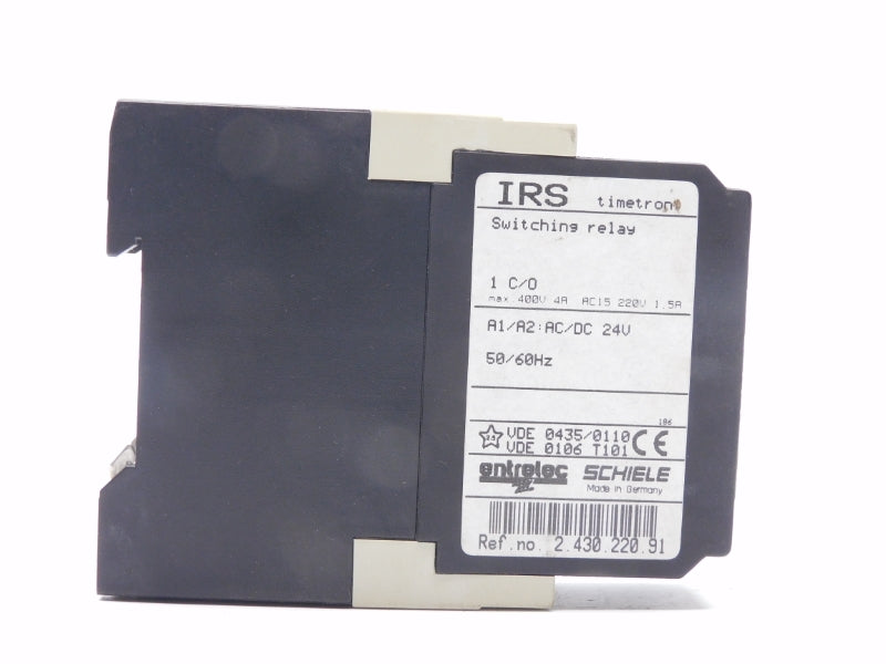 ENTRELEC SCHIELE 2.430.220.91 IRS 24VAC/DC 4A NSMP