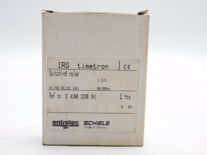 ENTRELEC SCHIELE 2.430.220.91 IRS 24VAC/DC 4A NSMP