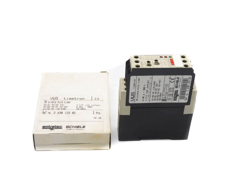ENTRELEC SCHIELE 2.430.133.02 24VAC/DC 4A 0.05S-300H NSMP