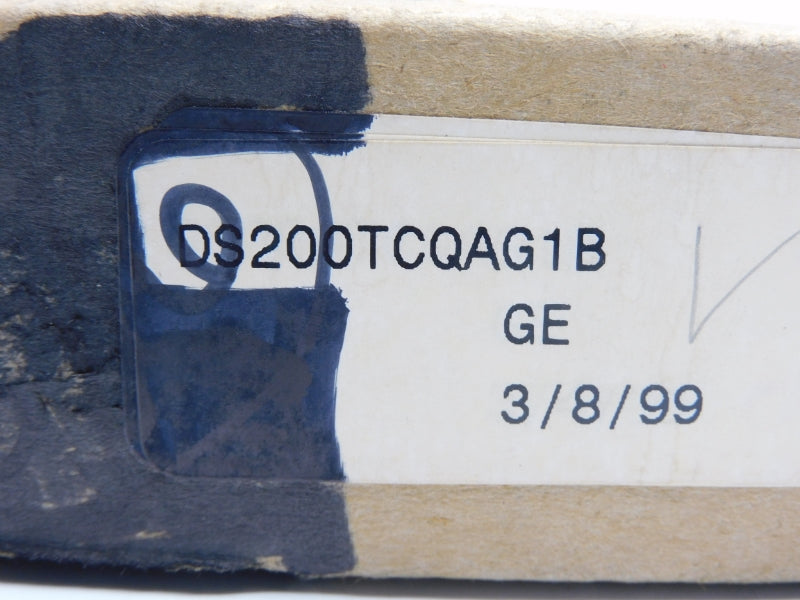 GENERAL ELECTRIC DS200TCQAG1BGE NSMP