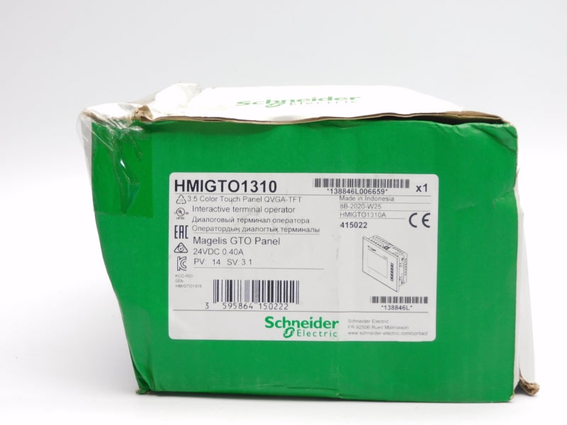 SCHNEIDER ELECTRIC HMIGTO1310 24VDC 0.40A NSMP