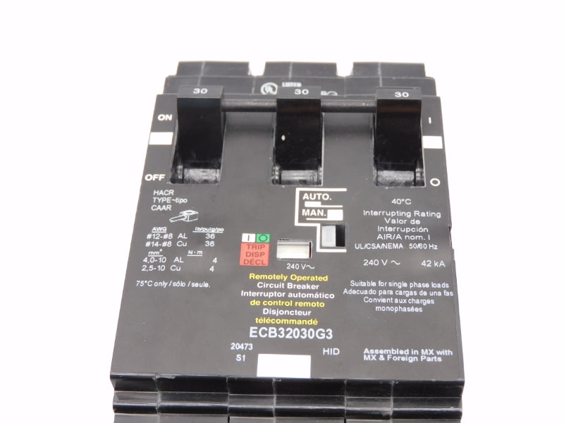 SQUARE D ECB32030G3 240V 30A NSMP