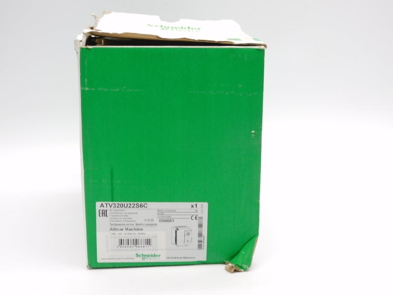 SCHNEIDER ELECTRIC ATV320U22S6C 525-600V 3.7A NSMP