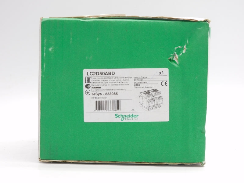 SCHNEIDER ELECTRIC LC2D50ABD 24VDC 50A NSMP