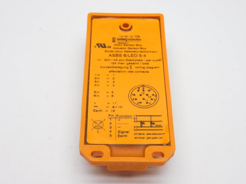 LUMBERG AUTOMATION ASBS6/LED5-4 11128 10-30V 4A NSMP
