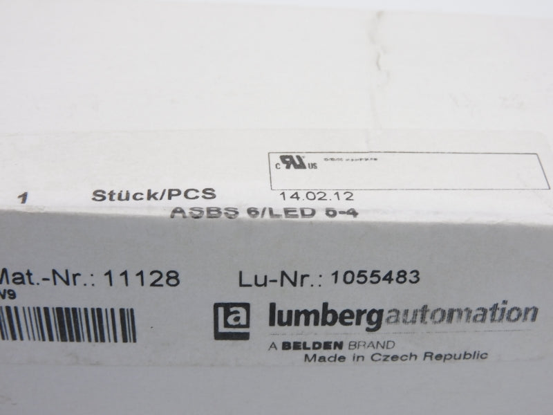 LUMBERG AUTOMATION ASBS6/LED5-4 11128 10-30V 4A NSMP