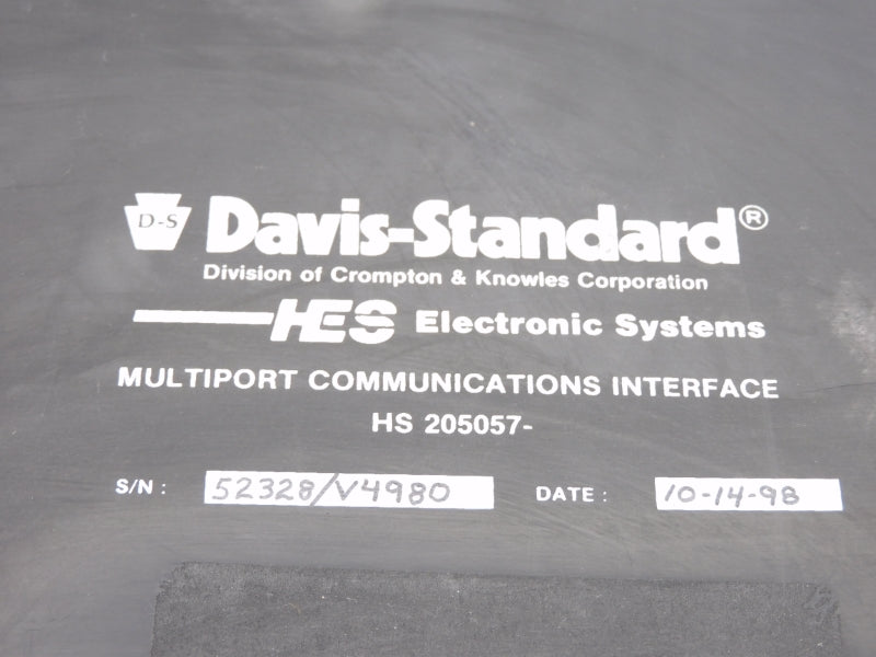 DAVIS STANDARD HS205057 NSNP