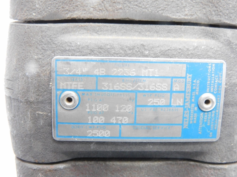 NELES-JAMESBURY 3/4-4B2236MT1 100PSI UNMP