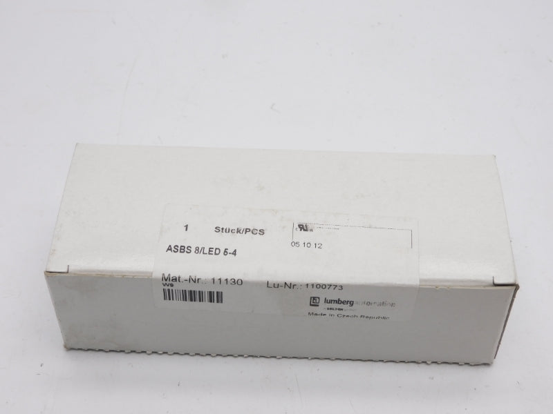 LUMBERG AUTOMATION ASBS8/LED5-4 11130 10-30V 4A NSMP