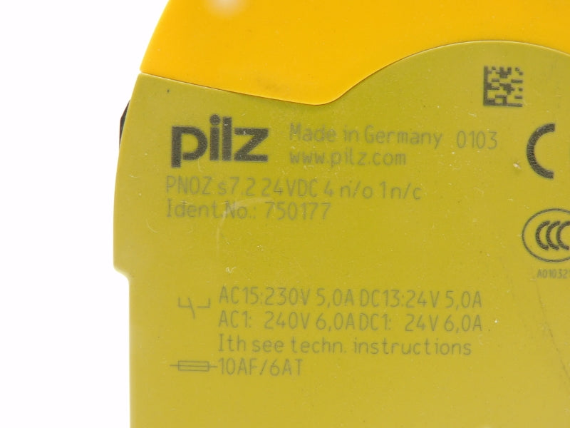 PILZ PNOZ-S7.2-24VDC-4N/O-1N/C 750177 24VDC 5,0A NSNP