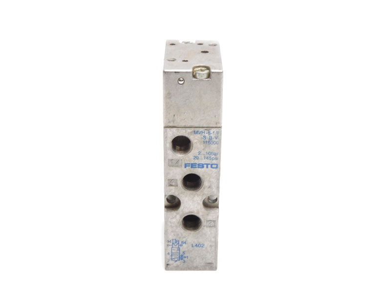 FESTO MVH-5-1/8-SB-V 116000 SER. L402 29-145PSI UNMP
