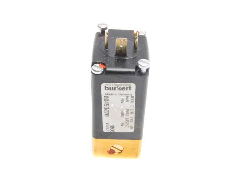 BURKERT 0331C-1/8-FKM-BR 00453270 120V 145PSI NSNP
