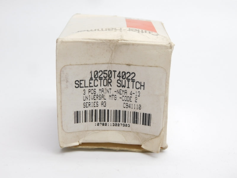 CUTLER HAMMER 10250T4022 SER. A3 NSMP
